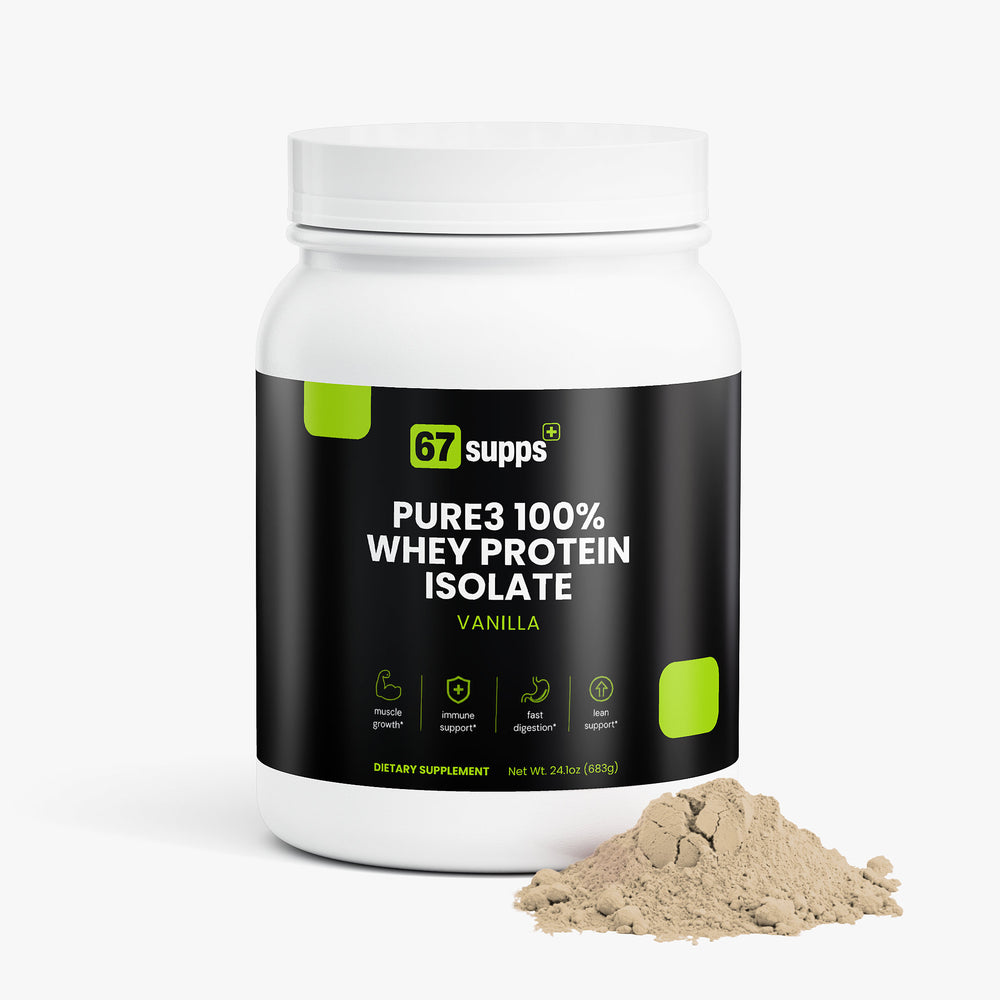 Pure3 100% Whey Protein Isolate (Vanilla)